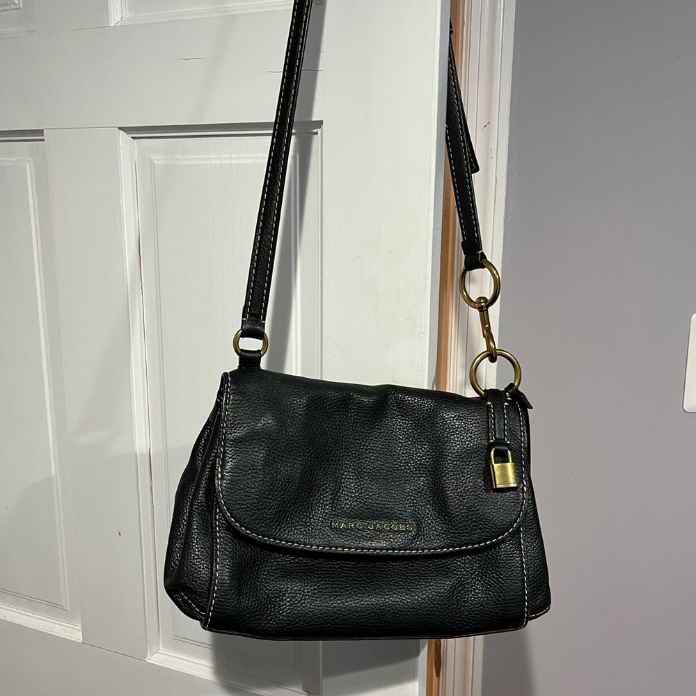 Marc Jacobs black crossbody bag. Like New!!!